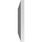 Ekena Millwork Vertical Surface Mount PVC Gable Vent: Functional, w/ 3-1/2"W x 1"P Standard Frame, 20"W x 12"H GVPVE20X1201SF - alternate 3